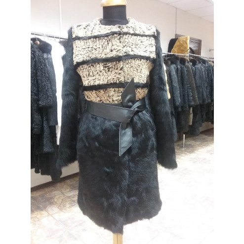 Полупальто из каракуля