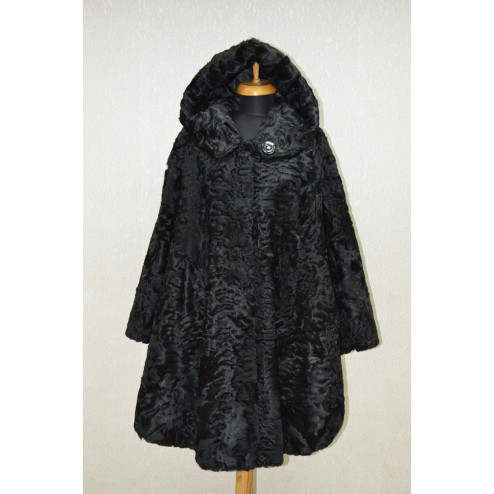 Пончо из каракуля