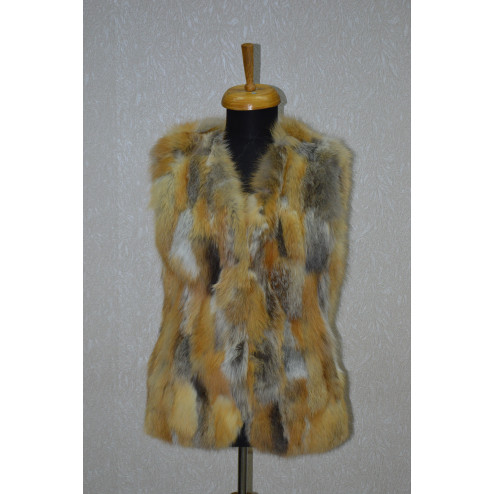 Жилет из пластин лисы