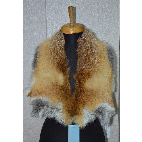 Сьемный воротник из лисы