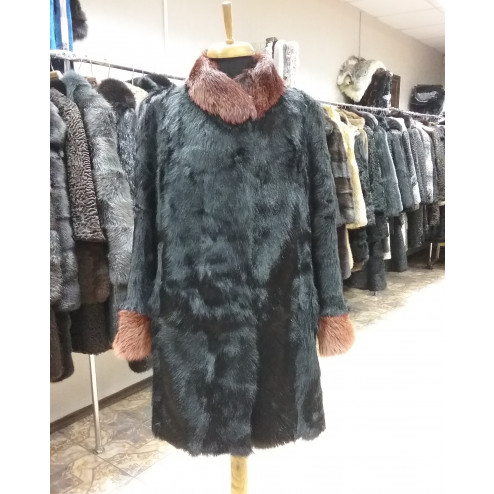 Полупальто из меха козлика