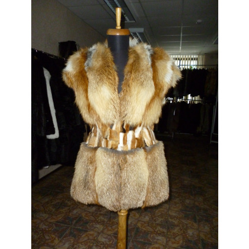 Жилет из лисы
