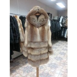 Пальто из лисы