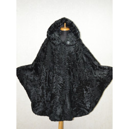 Пончо из каракуля