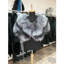 Горжетка из чернобурой лисицы