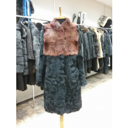 Пальто из меха козлика
