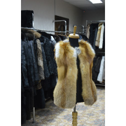 Жилет из лисы